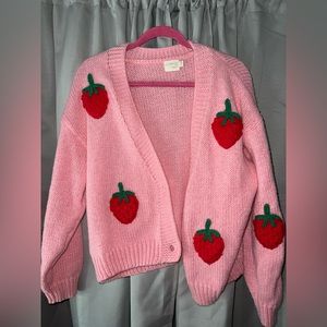 Dreamers By Debut Strawberry Sweater